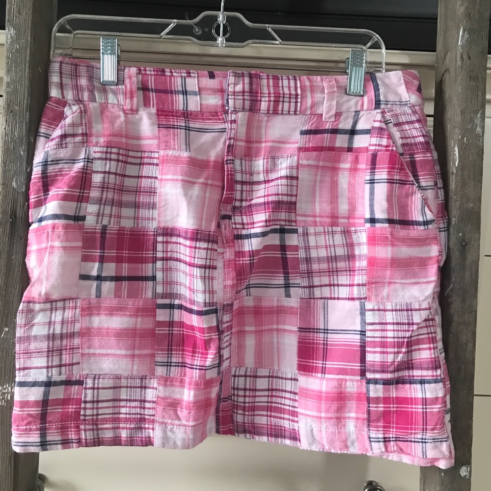 Telluride Clothing Co. Madras plaid skirt size 4